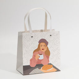 Цена за 2 шт. Пакет подарочный, упаковка, «Девушка», 20 х 20 х 10 см