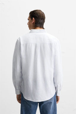 COTTON - LINEN SHIRT - Zara фото 35
