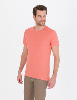 Pembe Slim Fit Basic Ti__rt