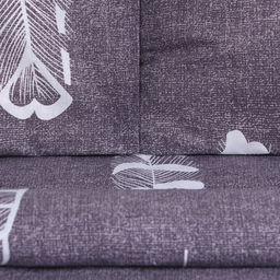 Постельное бельё Этель 2 сп Перья 175х215 см, 200х220 см, 70х70 см-2 шт, 100% хлопок, бязь125 г/м2  фото 3