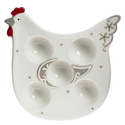 Тарелка для 5-ти яиц, L18,5 W20 H3,5 см