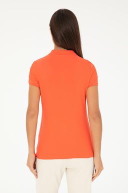 Женская базовая футболка с цветком граната - U.s. polo assn фото 5