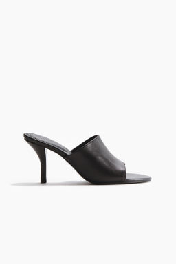 Sandalias de piel con tac?n