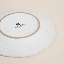 Тарелки SL Home «Арена Бланка», d=20 см, набор 2 шт., керамика, белые