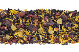 Черный ароматизированный чай GRUNBERG LITE  Барбарисовый ликер   фото 2