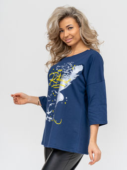 897 Футболка "Темно-синий"