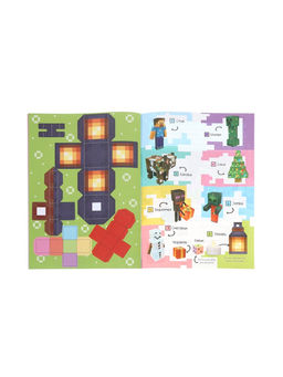 Новогодний набор «Кубический сюрприз», 4 книги + плакат, 3Д наклейки, очки, свечка, фигурки