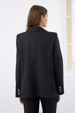 TRENDYOLMILLA Limited Edition Vizon Regular Astarl? Dokuma Blazer Ceket TWOAW23BC00132 фото 11