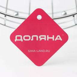 Фруктовница Доляна Решето, 23,523,510,5 см, цвет серебряный фото 9