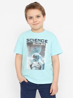 CRB wear/CSKB 63463-43-353 Футболка для мальчика,голубой/Ex.Cherubino