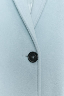 FITTED WOOL BLEND COAT ZW COLLECTION - Zara фото 8