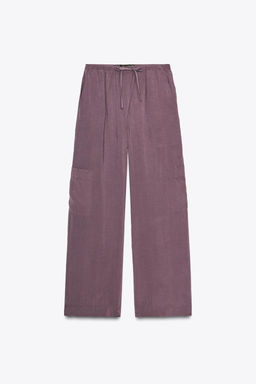 FLOWING CARGO TROUSERS - Zara фото 5