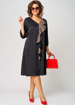 Платье EVA GRANT 7200Л принт леопард