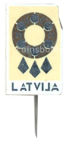 Значок Латвия