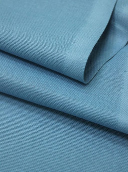 Рогожка цв.Лазурно-голубая дымка, СОРТ2, ш.1.5м, хлопок-100%, 160гр/м.кв - Купава фото 3