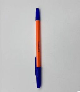 Ручка шариковая, которая пишет и не мажет , синяя с колпачком - Zebo фото 2