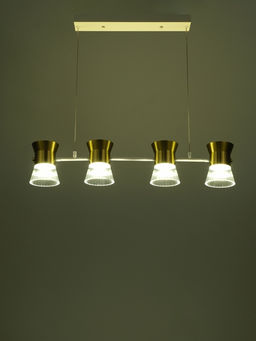 Светильник «Авион» LED 40 Вт 4000К бело-золотой 90×11×12-212 см