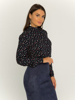 02-757 Блуза - Вишня фото 2