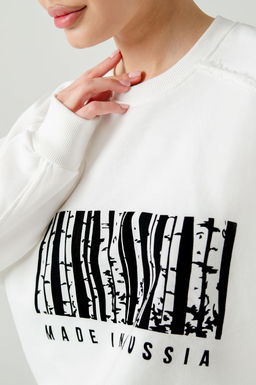 Арт. 151-35 Свитшот женский 44-50 (4 шт) Цвет:молочный - Калинка фото 15