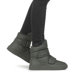 Женские дутики TENDANCE Артикул 2557991, коричнево-зеленый