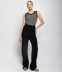 Брюки #КТ30600, чёрный