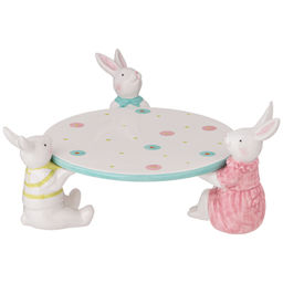 БЛЮДО ДЛЯ ТОРТА КОЛЛЕКЦИЯ BRIGHT RABBITS 22,5Х22Х12 СМ - Lefard фото 4