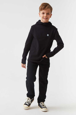 45109 Лонгслив для мальчиков T677.01 черный - Смена фото 7