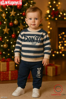 костюм с начёсом для мальчика