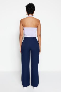 Mavi Wide Leg/Genis Paca Dokuma Kumas Pantolon TWOAW22PL0263 Palazzo