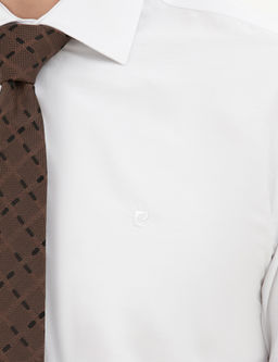 Beyaz Slim Fit Uzun Kollu Basic G_mlek