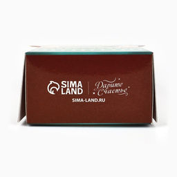 Цена за 5 шт. Коробка новогодняя складная с окном «Мишка», 6×12×3.5 см