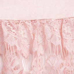 Платье комбинированное с кружевом, Доведу до мечты (soft pink) - Charutti фото 12