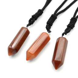 Подвеска из сердодика кристалл 14*44мм.