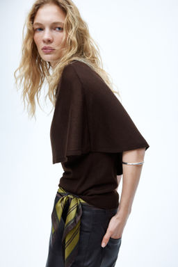 Top capa en punto fino - H&m фото 5