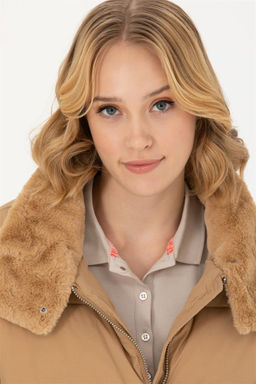 U. S. Polo Assn Женское песочное пальто - U.s. polo assn фото 2