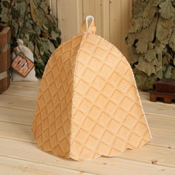 Шапка для бани Вафелька, женская