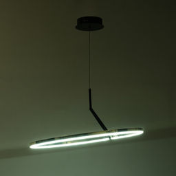 Светильник с ПДУ «Холли» LED 48 Вт 3000-6000К черно-золотой 60×60×22 см