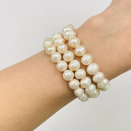 Бусины для украшений из белого Жемчуга 37 см