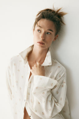 Camisa y pantal?n corto de pijama - H&m фото 13