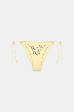 BRAGUITA BIKINI ARANDELAS LAZADAS / Amarillo - Zara фото 7