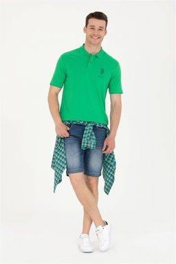 U. S. Polo Assn Мужская футболка Apple Green с воротником-поло - U.s. polo assn фото 11