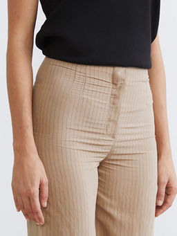 ?izgili Modal Kar???ml? Kad?n Pantolon