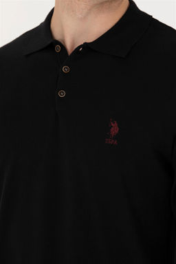 U. S. Polo Assn Мужской черный базовый свитер - U.s. polo assn фото 14