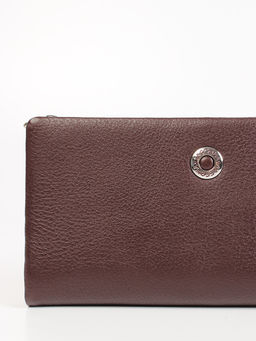 LACCOMA кошелек LA-1089-темно-бордовый натуральная кожа  фото 3