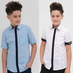 PELICAN, сорочка верхняя для мальчиков, Белый