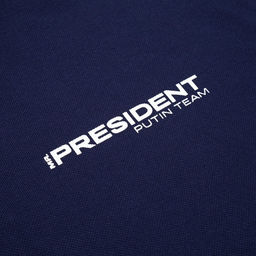 Поло с длинным рукавом President, размер L, цвет синий