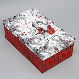 Набор подарочных коробок 5 в 1 Уютного Нового года, 22?14?8.5 ? 32.5?20?12.5 см