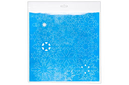 Набор снежинок для декора (голубой) - Smiledecor фото 2