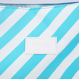 Сумка-шопер пляжная Nazamok, в полосочку, 39×32 см, голубая