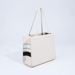 Сумка женская, тоут на молнии, цвет белый - Simaland фото 2